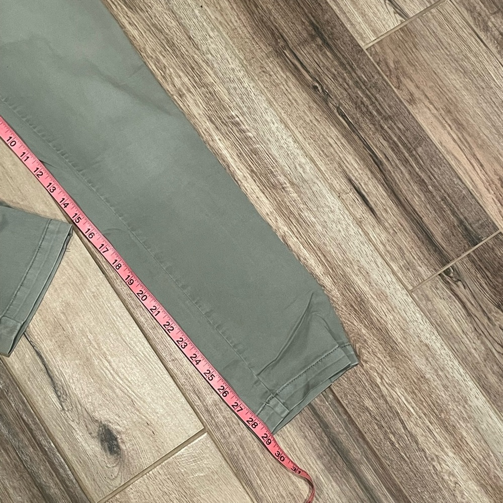 Anthropologie Pilcro & the letterpress green pants Sz 28 b1015 - Picture 5 of 8
